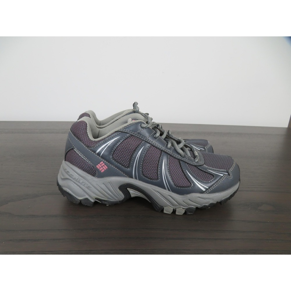 Columbia Kaibab Shoes Womens 6.5 Gray Hiking Walking Sneakers BL3662-608 Shoe